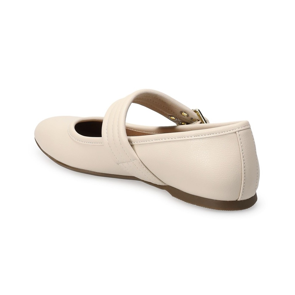 Sonoma Goods For Life® Delilah Women's Mary Jane Flats in Bone Women’s Size 8.5 - Picture 5 of 16